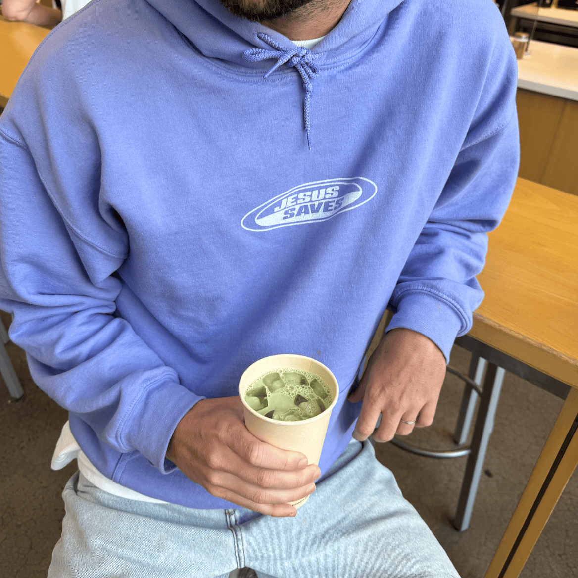 “JESUS SAVES” HOODIE