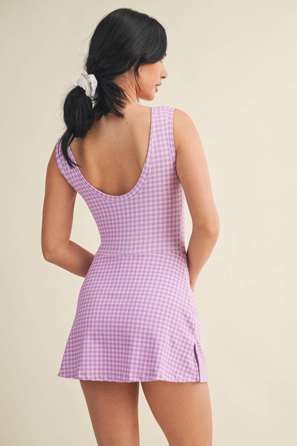 Sleeveless Wrap Tie Front Dress
