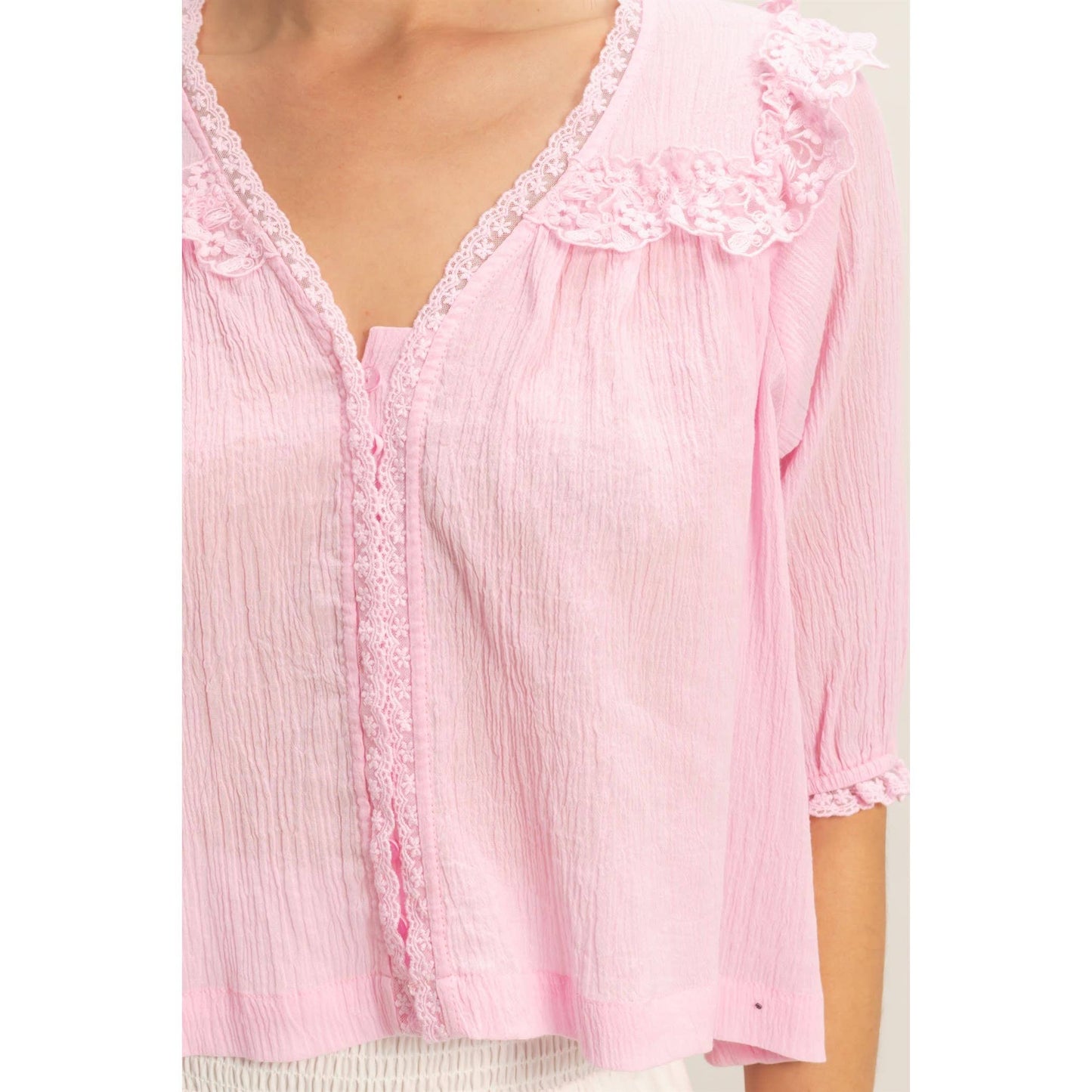 Lacey blouse