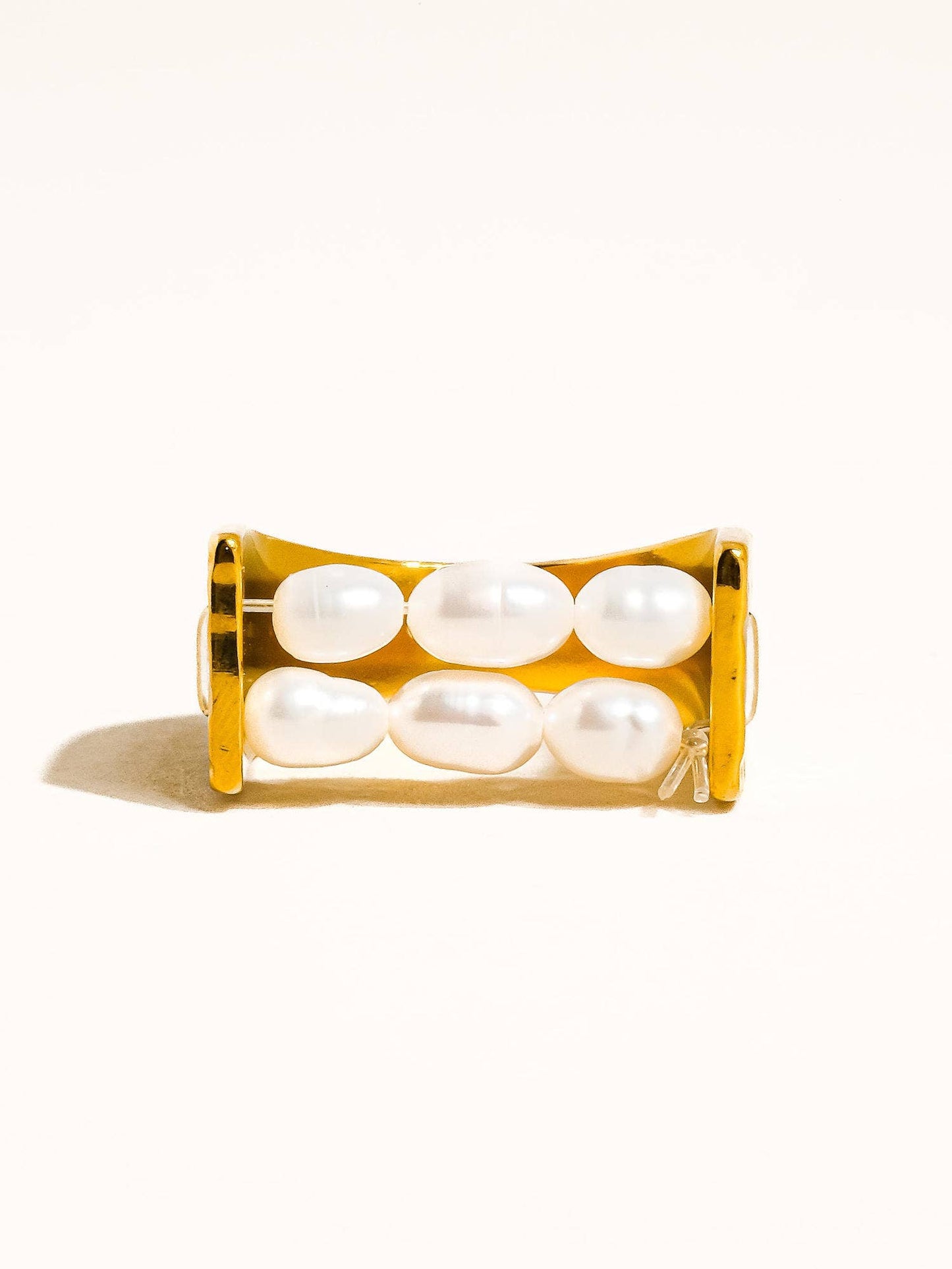 Beaded Pearl Ring