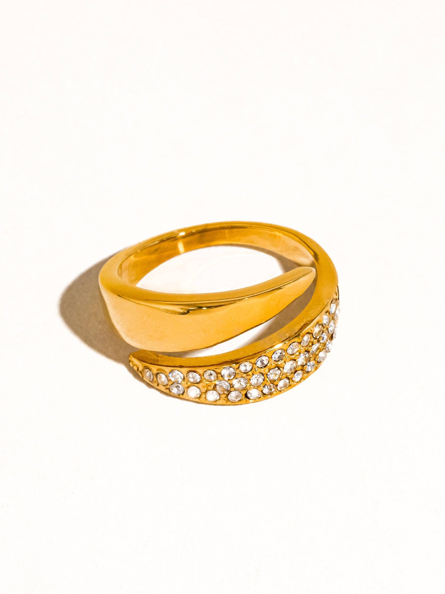 Glam CZ Band Ring