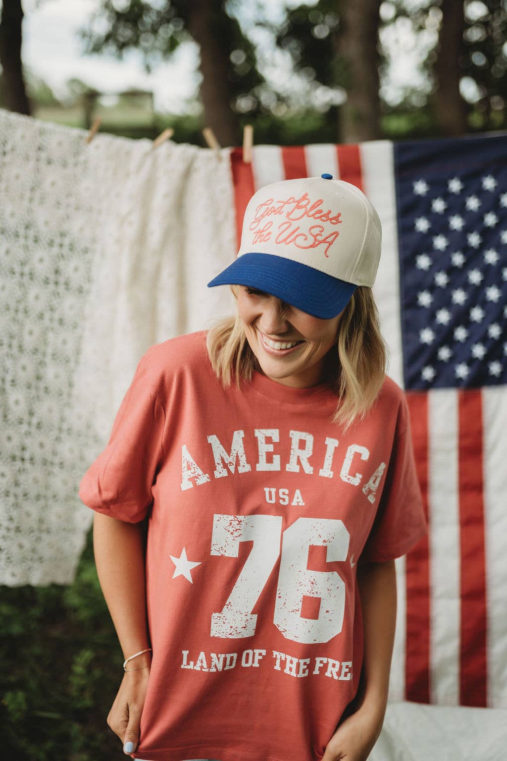 America x Land of the Free Cropped Tee