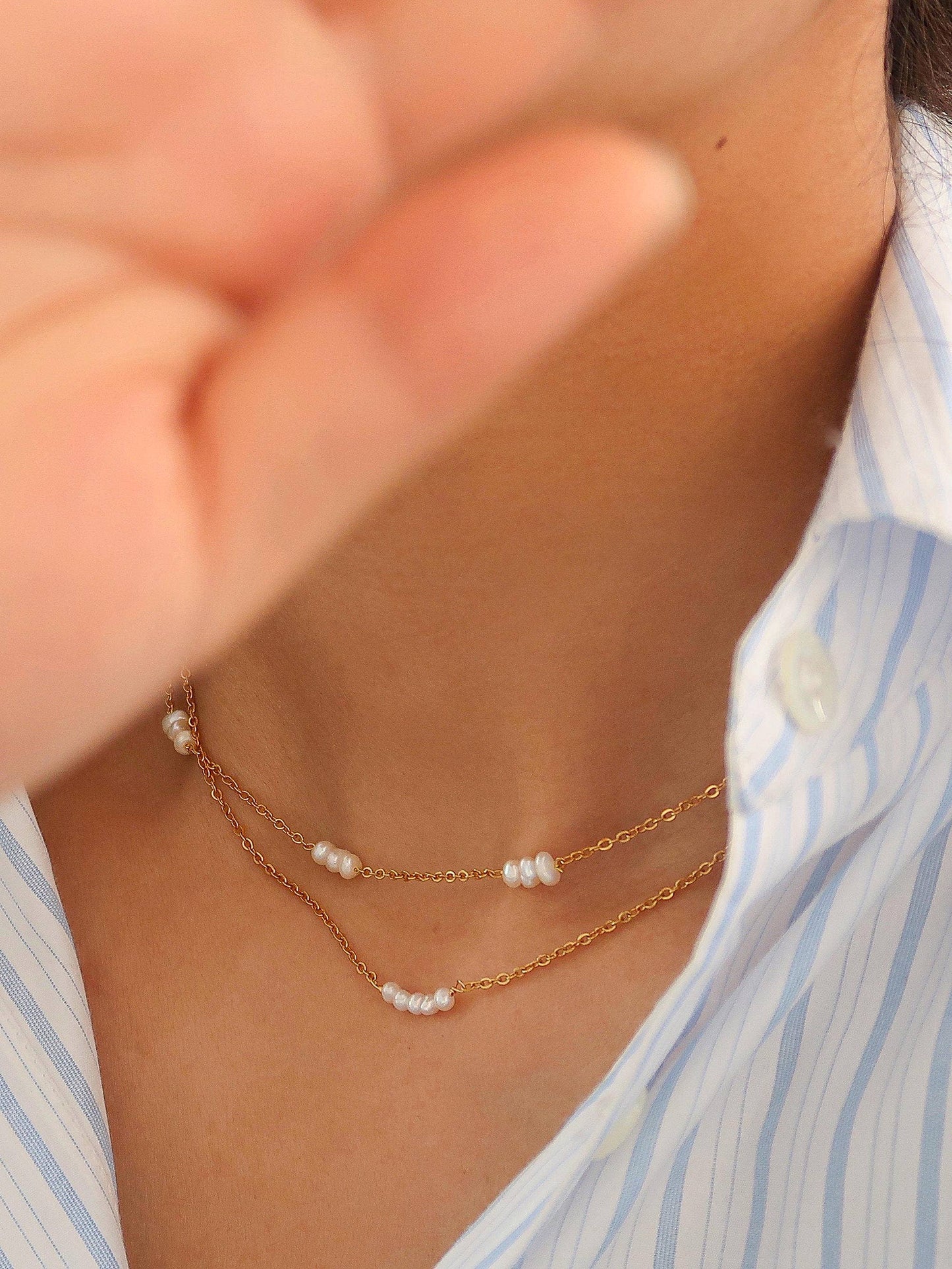Petite Pearl Chokers