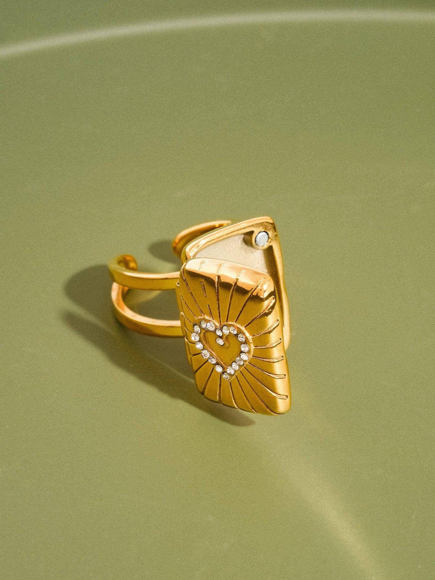 Heart Locket Ring