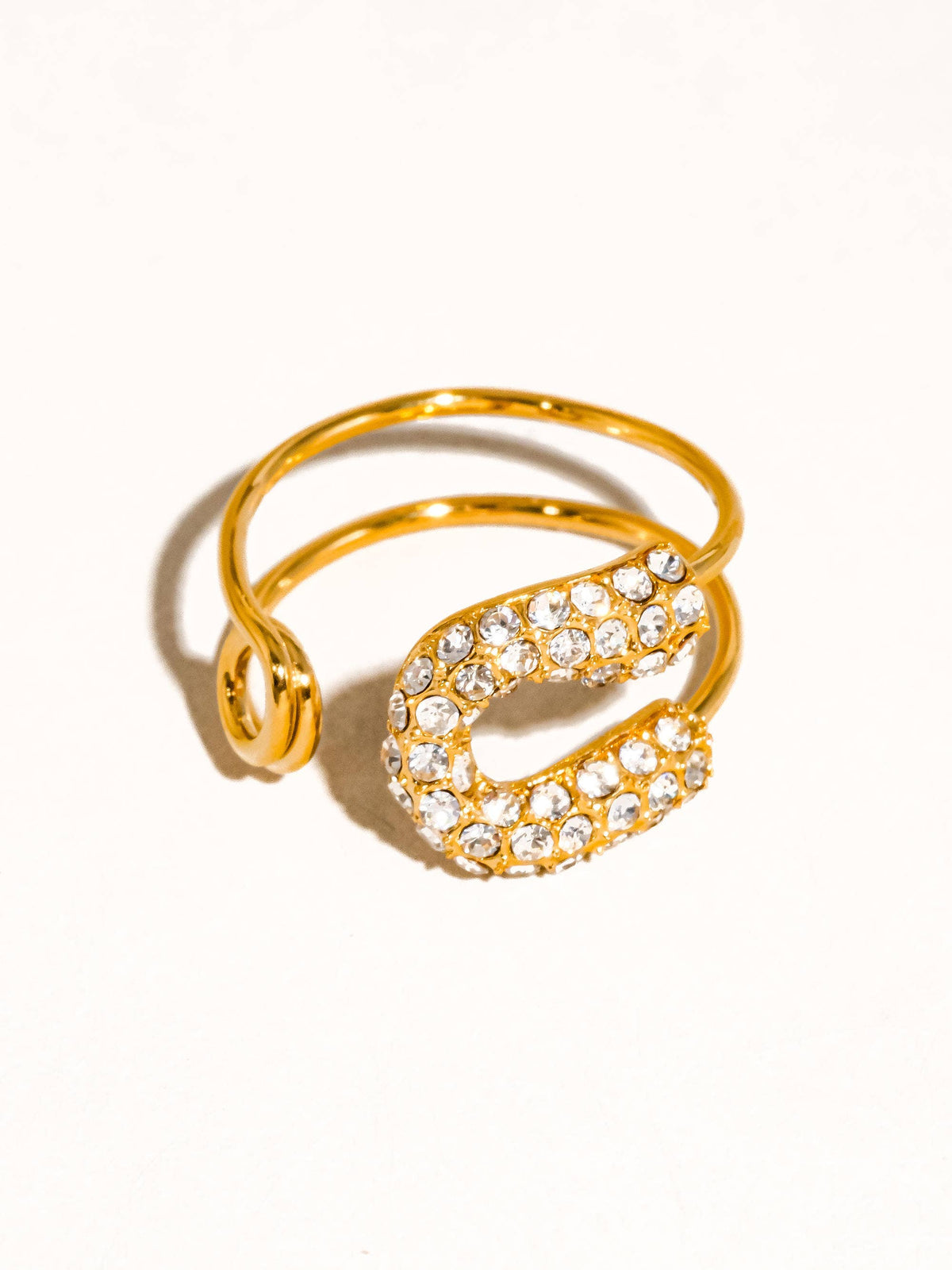 Rhinstone Glam Ring