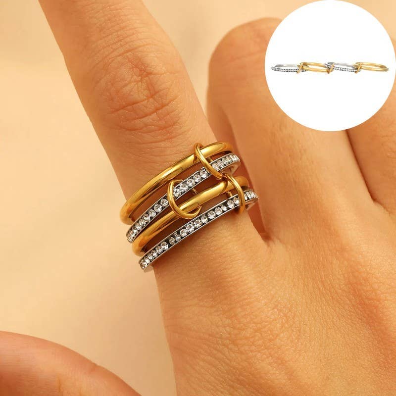 Stackable Plain Band Rings Link