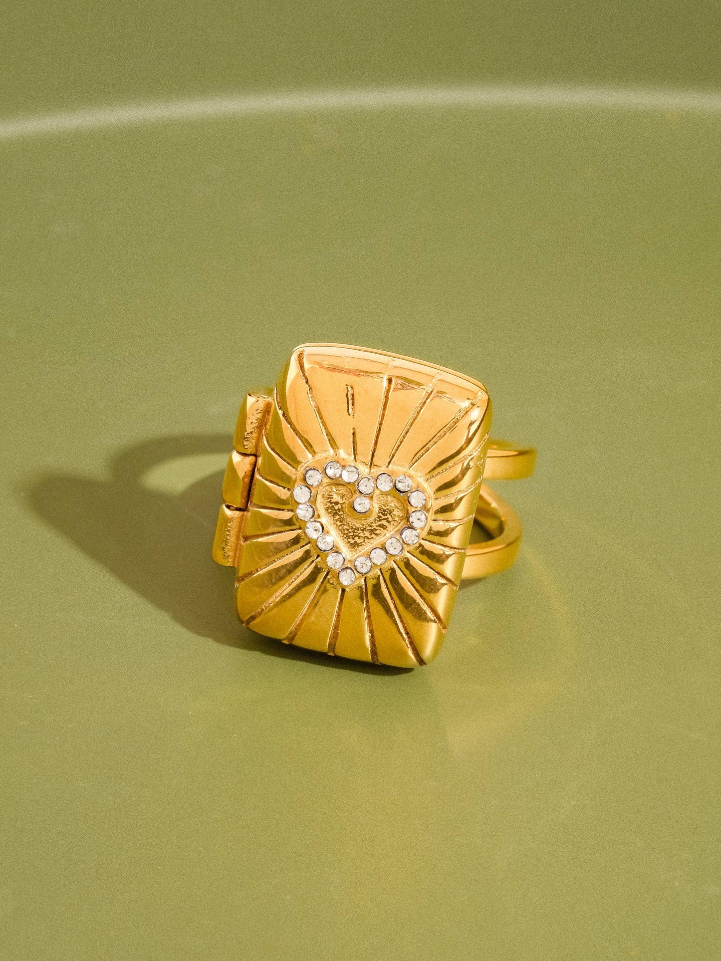 Heart Locket Ring