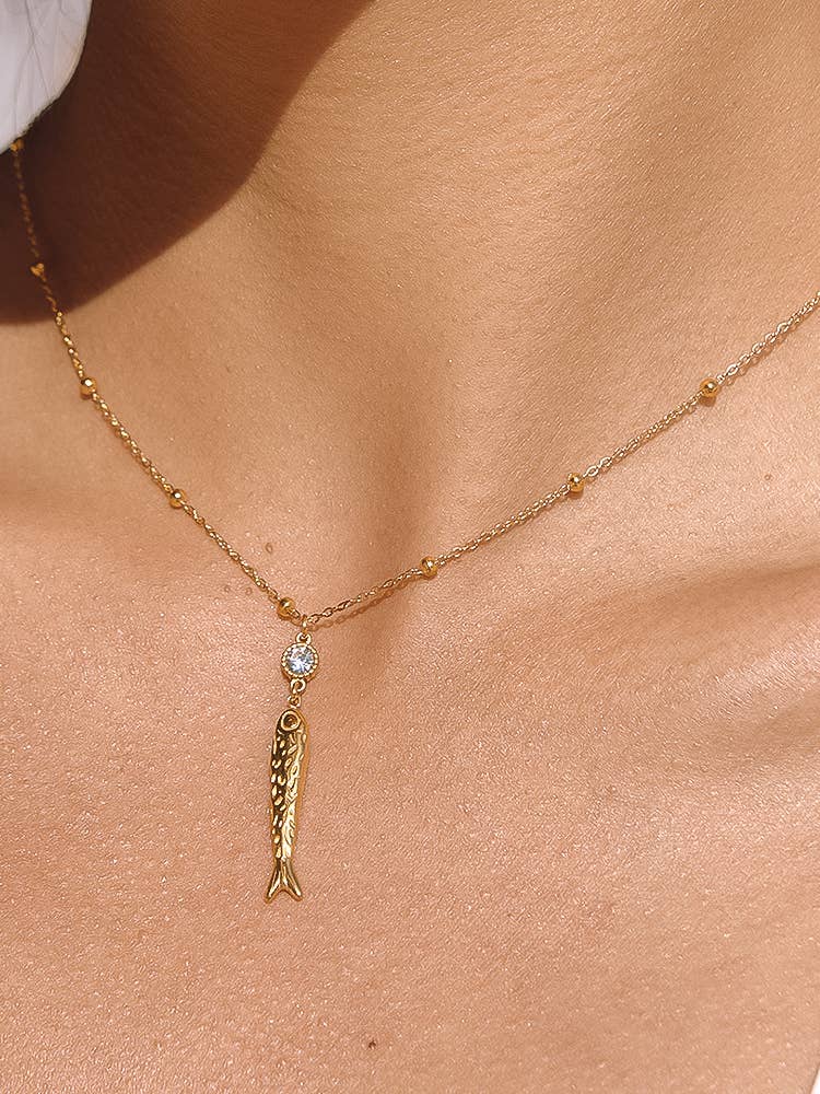 Fish Pendant Necklace