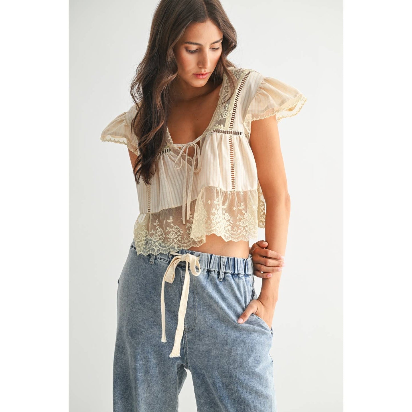 Love in lace blouse