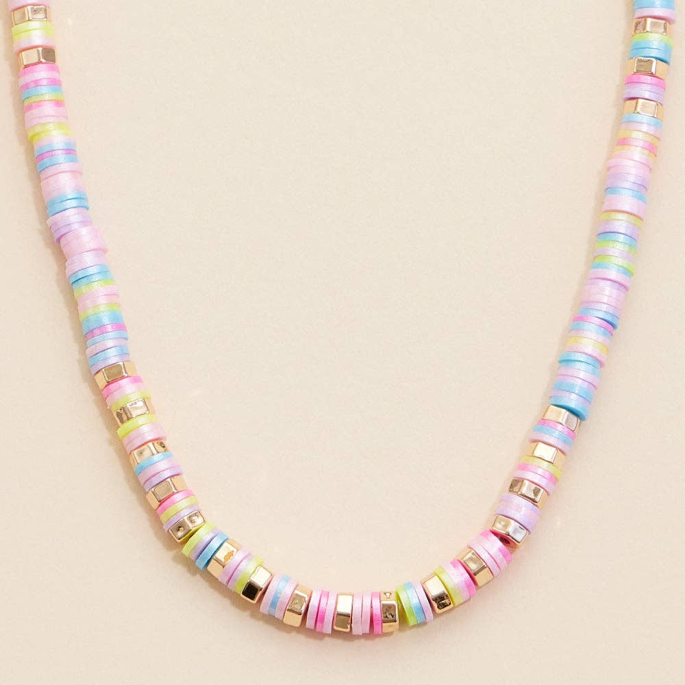 Classic Beaded Short | Necklace: Pink / One / B4SNE3312