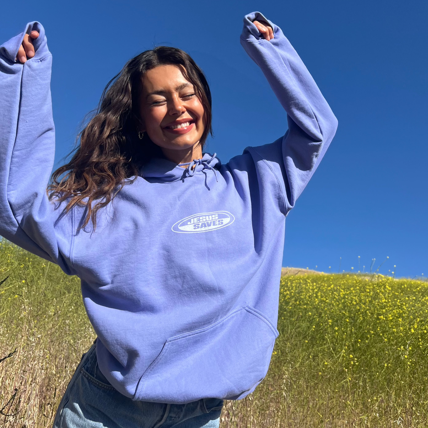“JESUS SAVES” HOODIE
