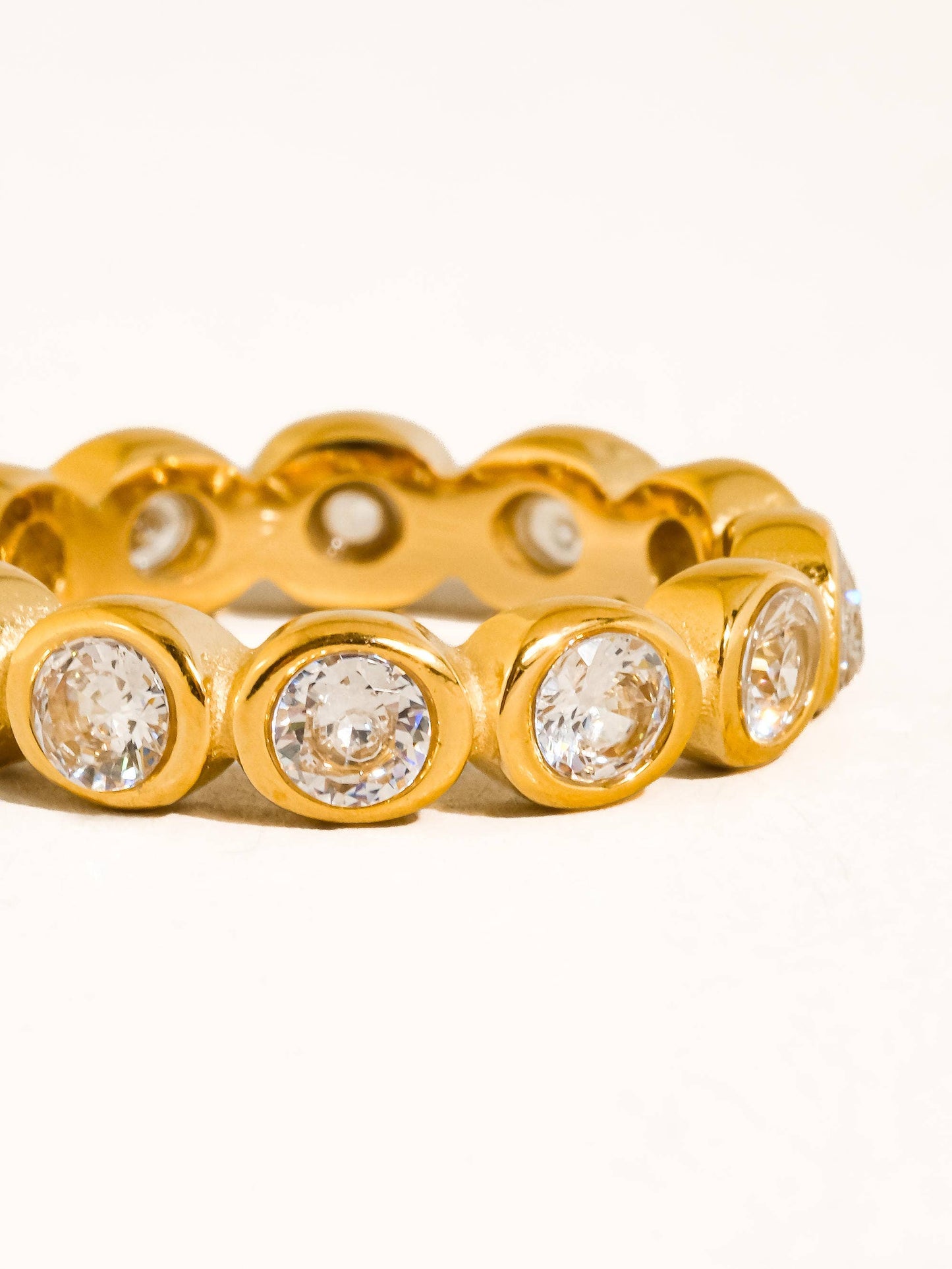 Bezel CZ Eternity Ring