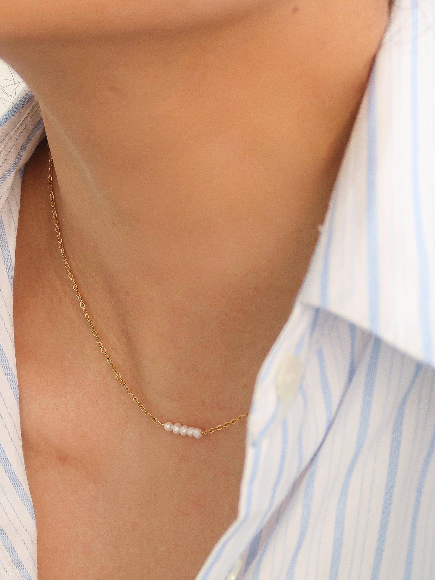 Petite Pearl Chokers