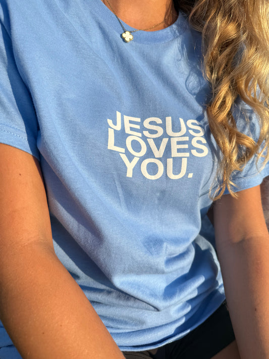 University Blue Logo Tee