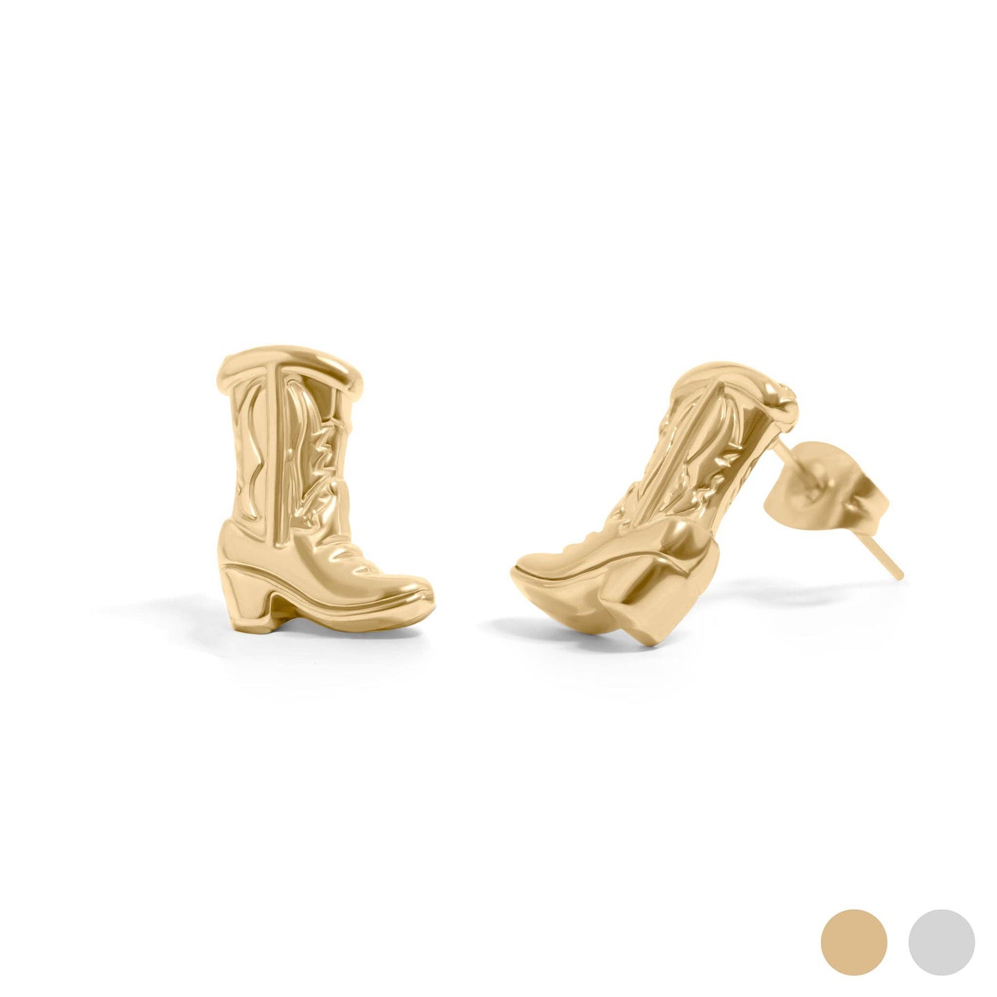 Cowboy Boot Stud Earring