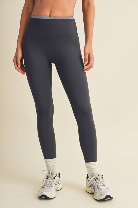 Contrast Binding Legging