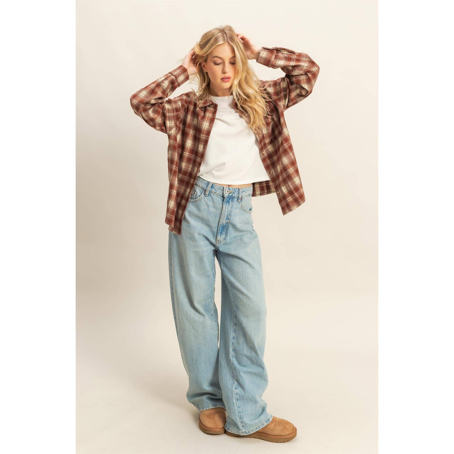 Classic Checkered Button-Up Shirt