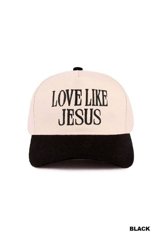 Love Like Jesus Two Tone Cotton Hat