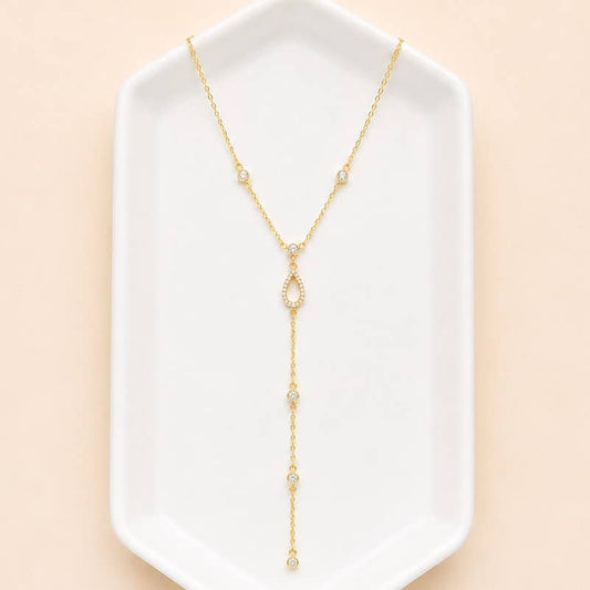 RHINESTONE Y NECKLACE
