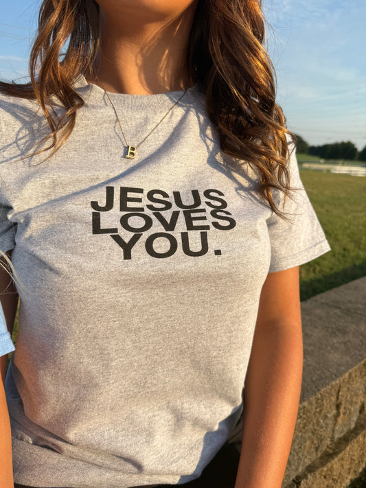 Gray Logo Tee