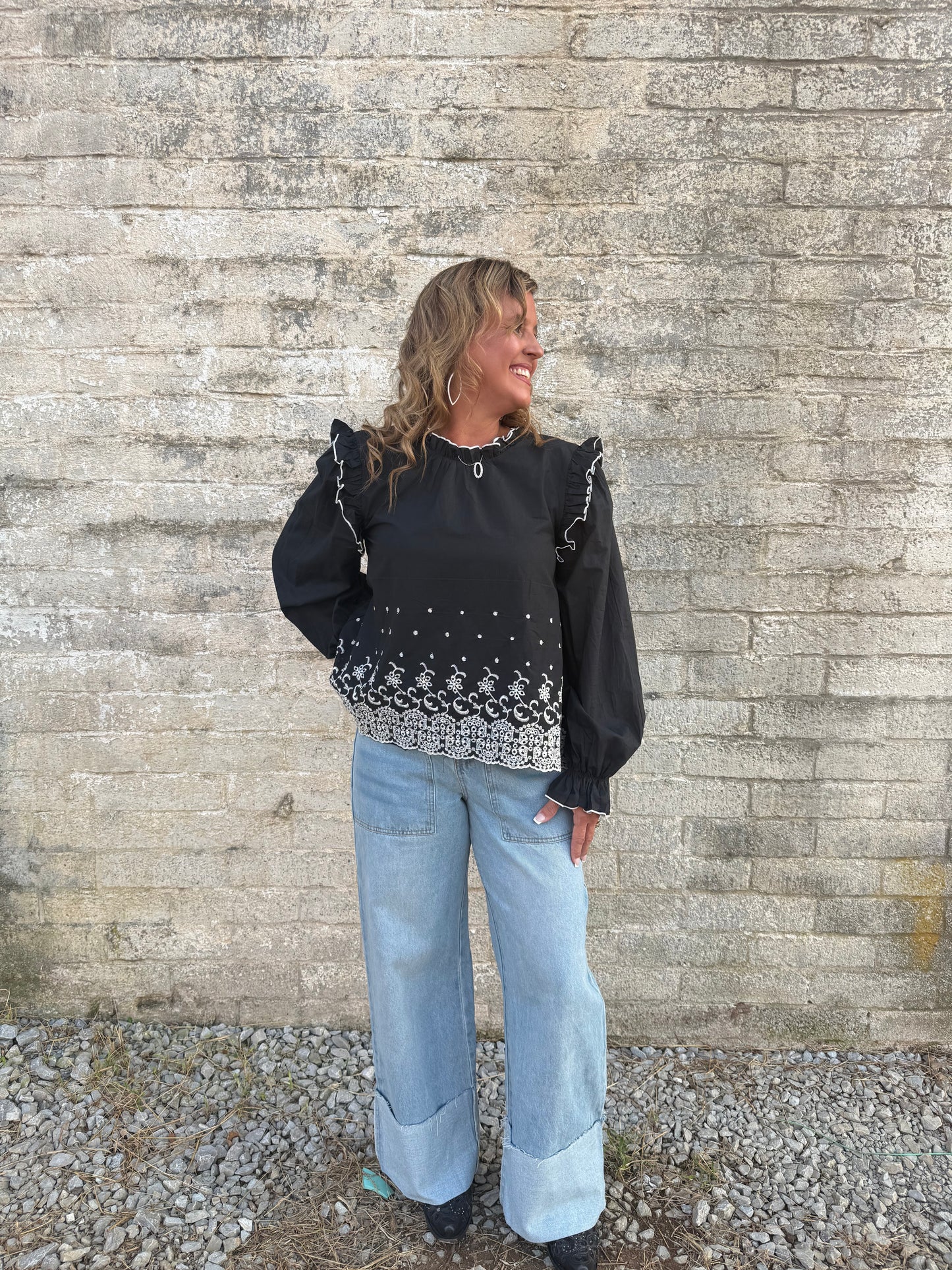 High Waisted Wide Leg Jeans