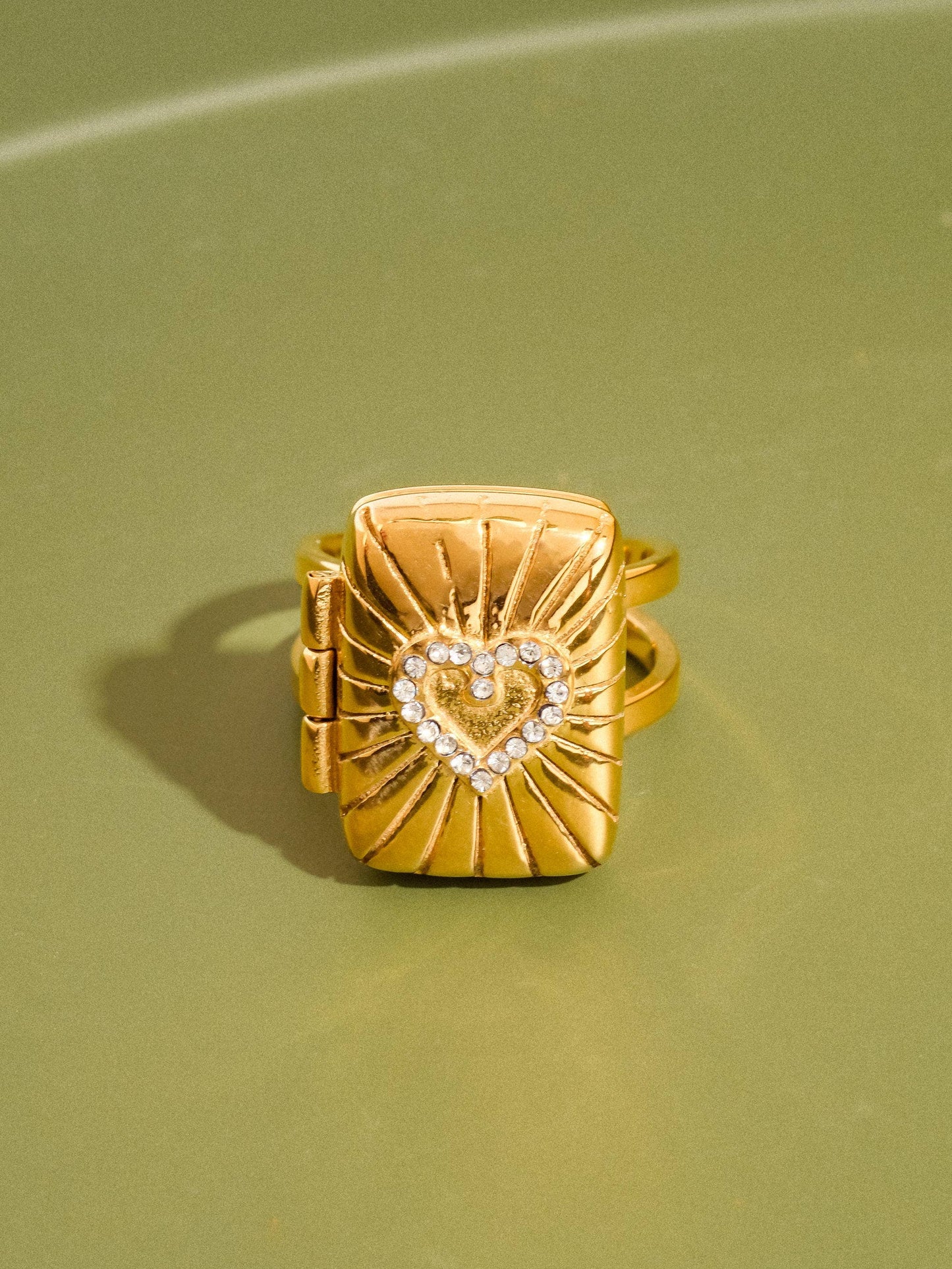 Heart Locket Ring