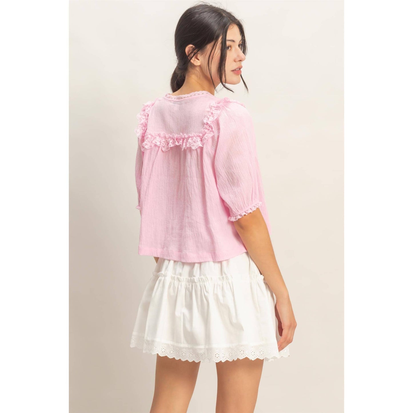 Lacey blouse