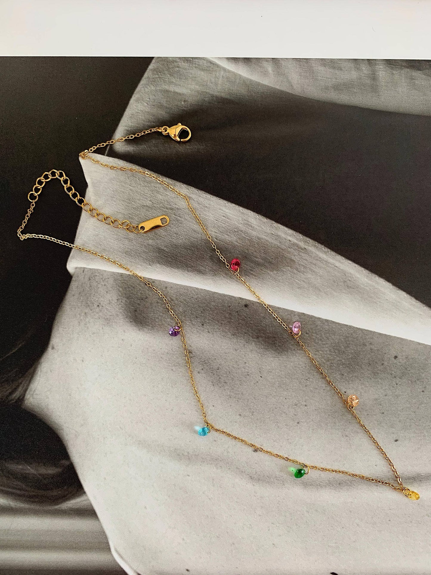 Petite CZ Chain Necklace