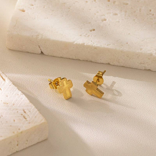 Cross studs