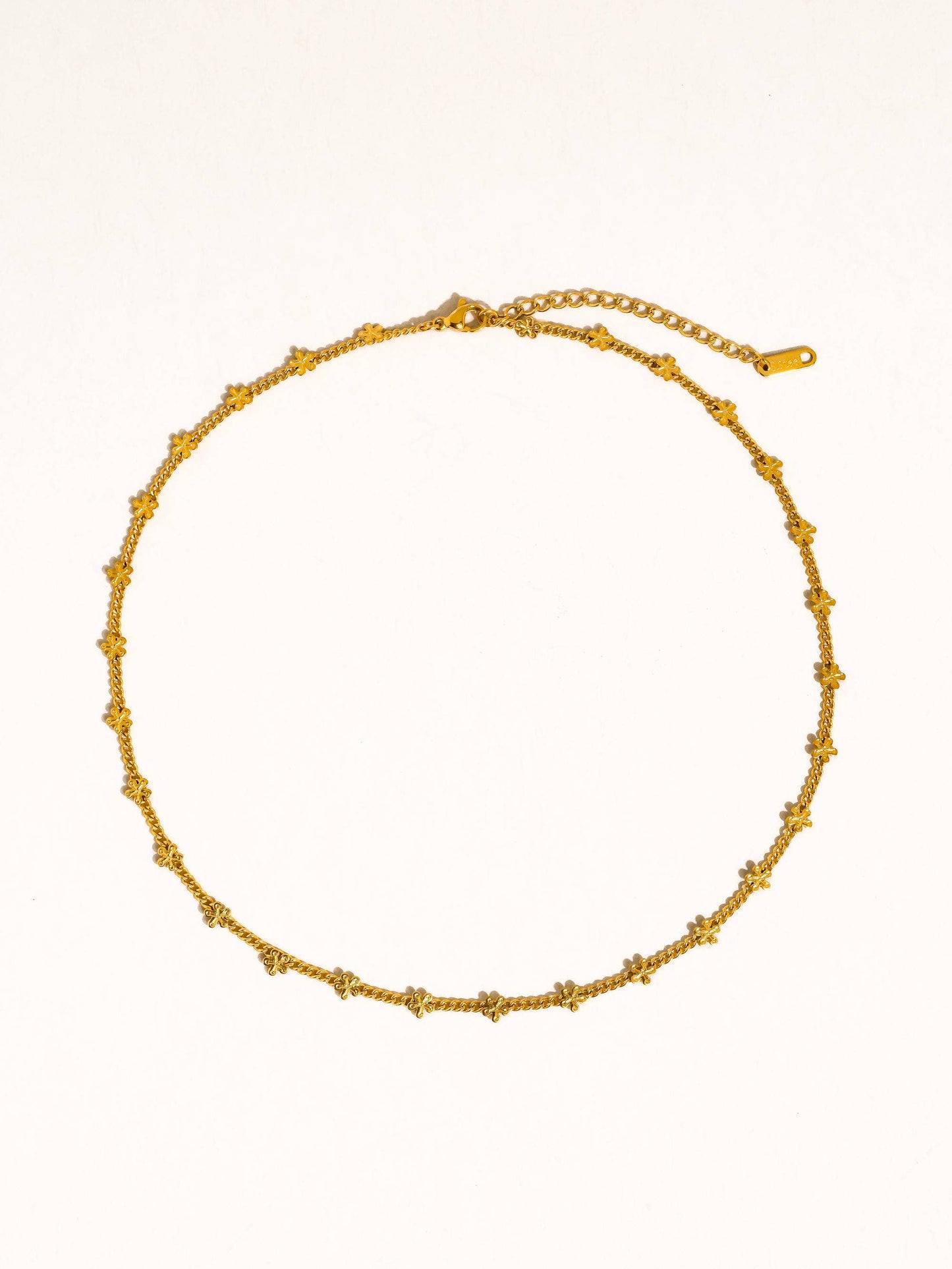 Dainty Flower Chain Necklac