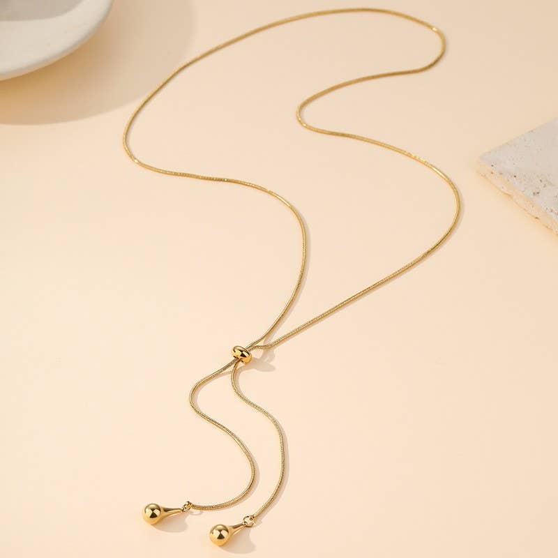 TEARDROP Y NECKLACE