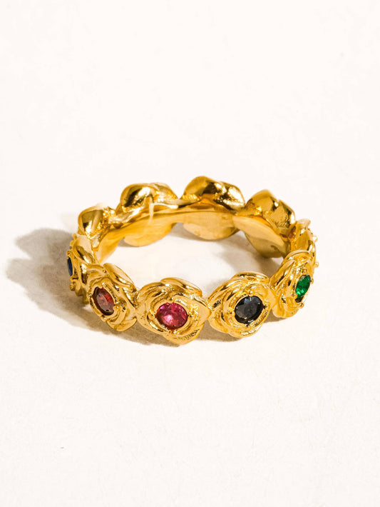 Multi Stone Vintage Ring