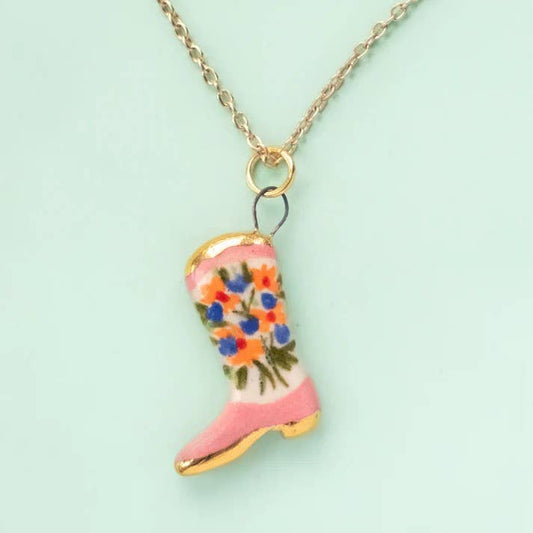 NASH boot necklace