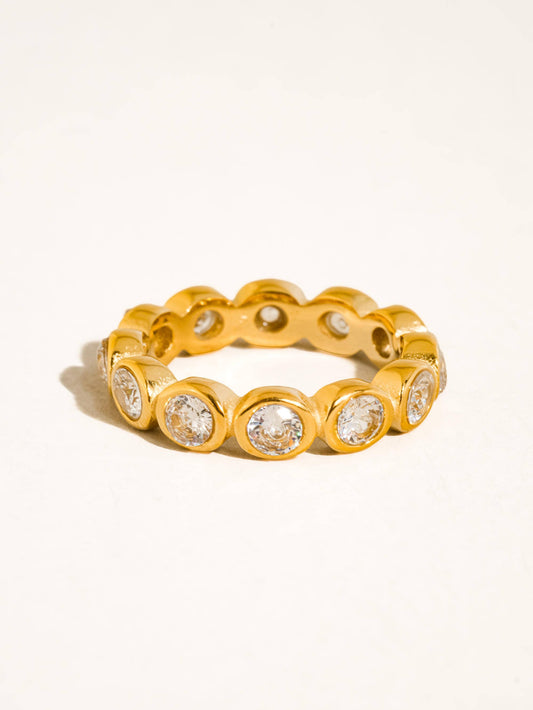 Bezel CZ Eternity Ring