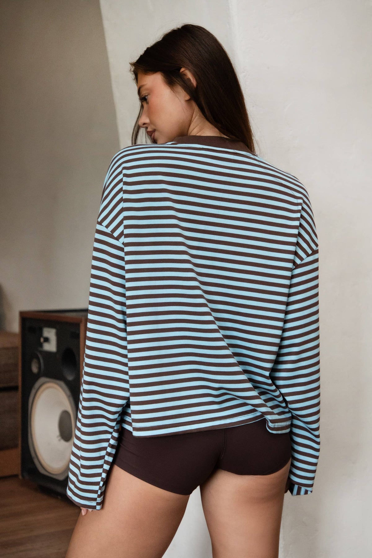 MARLOWE Classic Striped Long Sleeve Top