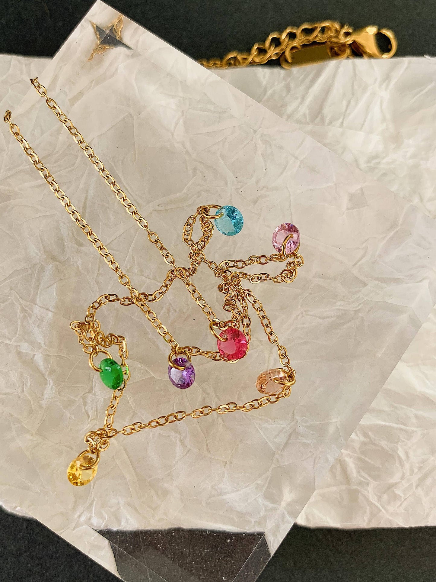 Petite CZ Chain Necklace