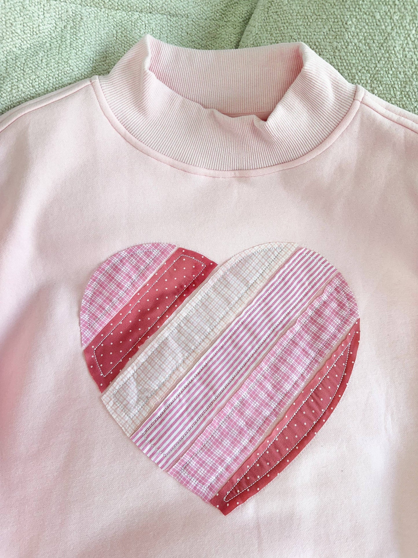 Heart Mockneck