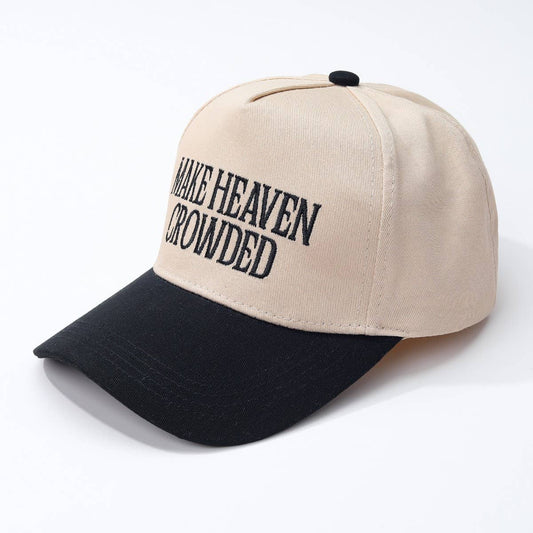 MAKE HEAVEN CROWDED BALL CAP